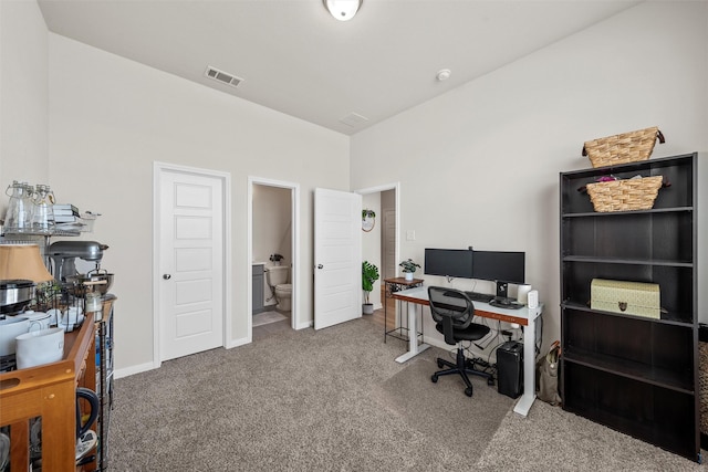 3401 Beutel Rd, Lorena, TX 76655 - office area with carpet floors and baseboards