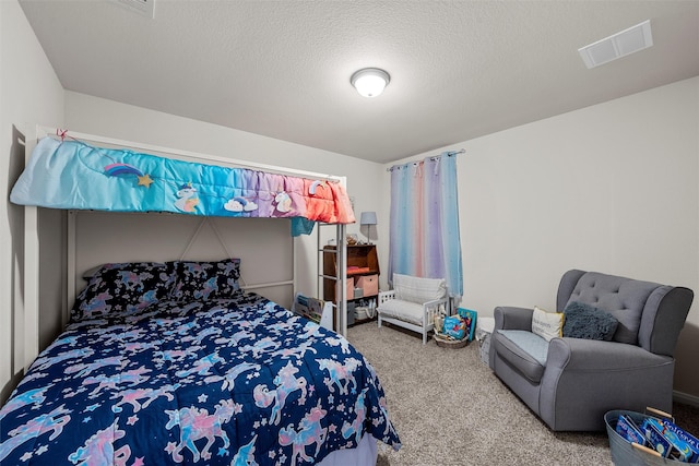 3401 Beutel Rd, Lorena, TX 76655 - carpeted bedroom featuring a textured ceiling