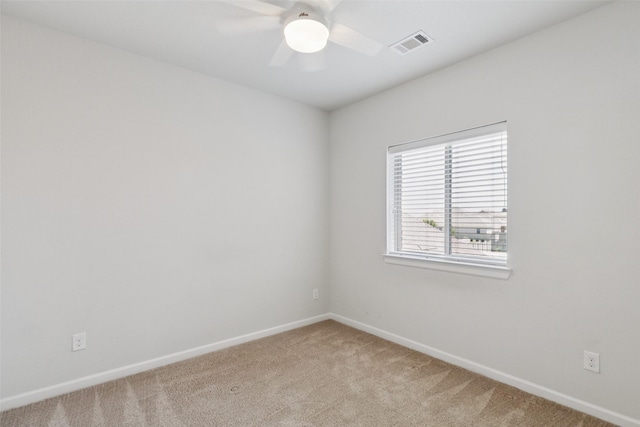 905 Plaza Ln, Argyle, TX 76226 - spare room featuring light carpet and a ceiling fan