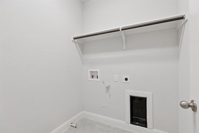 905 Plaza Ln, Argyle, TX 76226 - washroom with gas dryer hookup, electric dryer hookup, and hookup for a washing machine