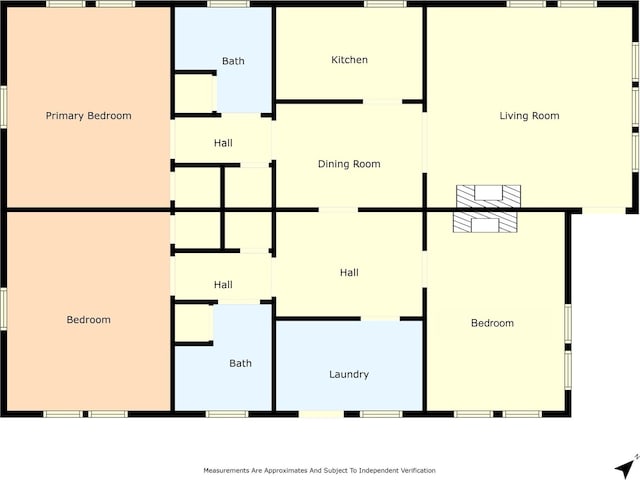 526 N 16th St, Waco, TX 76707 - view of room layout