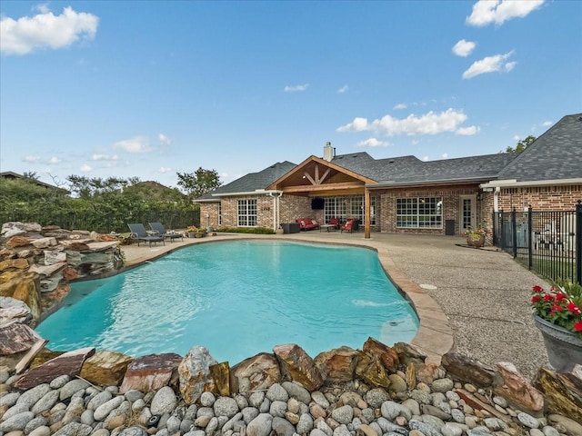 10353 W Dublin Dr, Forney, TX 75126 - view of pool featuring a patio area