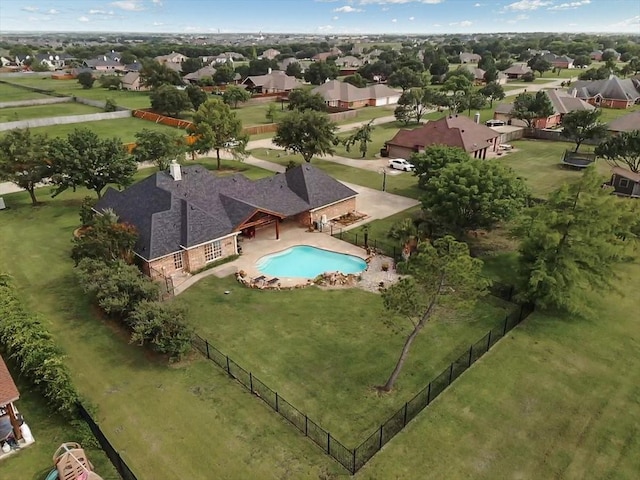 10353 W Dublin Dr, Forney, TX 75126 - aerial view of residential area featuring a pool area