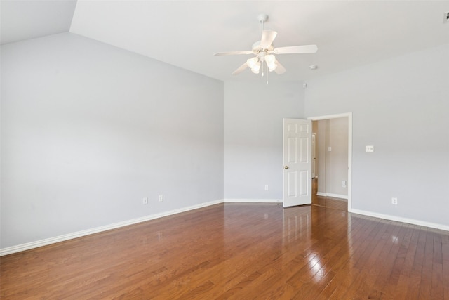 4069 White Porch Rd, Plano, TX 75024 - spare room featuring a ceiling fan and wood-type flooring