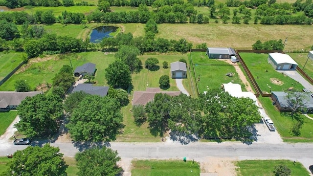 900 Amy Way, Bonham, TX 75418 - aerial view of property and surrounding area with a large body of water