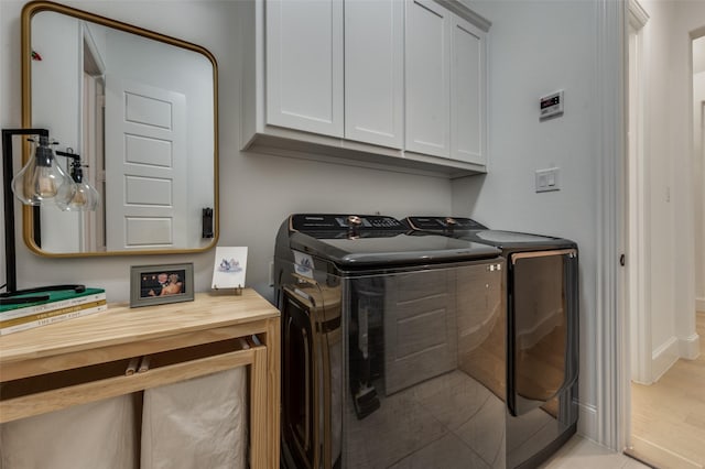 11405 Antler Ridge Way, Argyle, TX 76226 - washroom featuring washer and dryer and cabinet space