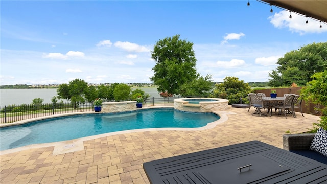 2809 Burgundy Trl, Rowlett, TX 75088 - view of pool featuring a patio area and a pool with connected hot tub