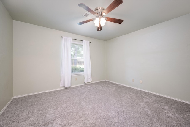 710 Northridge St, Denton, TX 76201 - carpeted spare room featuring ceiling fan and baseboards