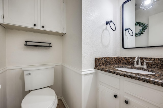 710 Northridge St, Denton, TX 76201 - bathroom featuring toilet and vanity