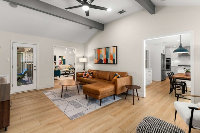 6207 Crested Butte Dr, Dallas, TX 75252 - living area with light wood-style flooring and a ceiling fan
