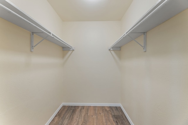 1124 Janell Dr, Irving, TX 75062 - walk in closet with wood finished floors