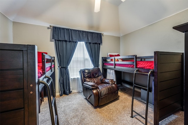 5914 Brookhill Ln, Frisco, TX 75034 - bedroom with carpet flooring and lofted ceiling