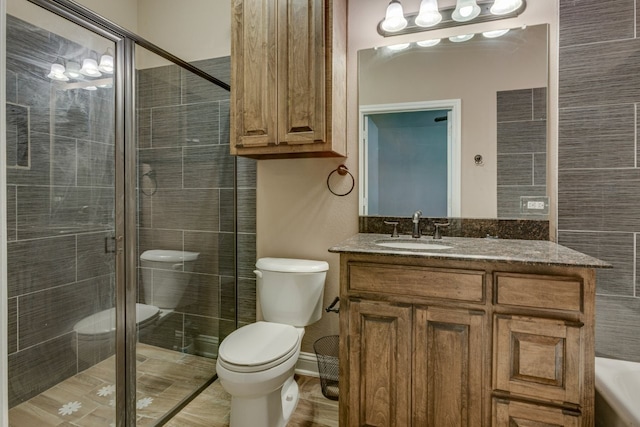 924 Via Barcelona, Mesquite, TX 75150 - full bath with vanity, a stall shower, and a bath
