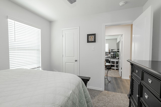 3216 Everly Dr, Fate, TX 75189 - bedroom featuring ceiling fan and wood finished floors