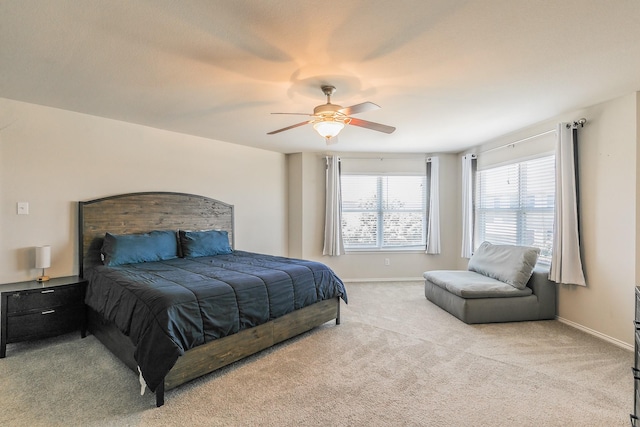 2153 Valley Forge Trl, Fort Worth, TX 76177 - bedroom featuring light carpet and a ceiling fan