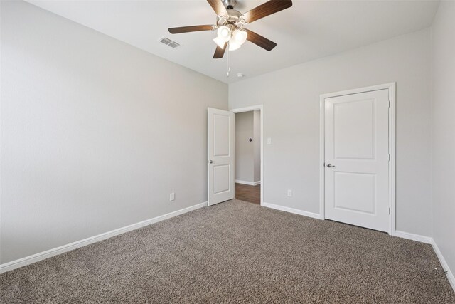 1083 Admiral Dr, Azle, TX 76020 - unfurnished bedroom featuring carpet and ceiling fan