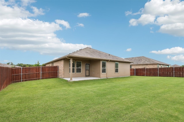 1083 Admiral Dr, Azle, TX 76020 - rear view of property with a patio area and a fenced backyard