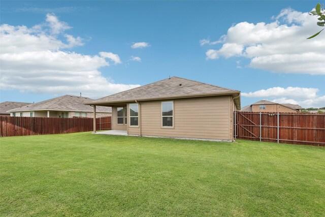 1083 Admiral Dr, Azle, TX 76020 - rear view of house featuring a fenced backyard and a patio