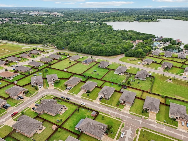 1083 Admiral Dr, Azle, TX 76020 - aerial view of property's location with a nearby body of water and nearby suburban area
