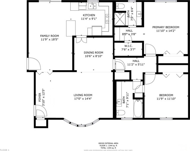 5835 E University Blvd Unit D, Dallas, TX 75206 - view of room layout