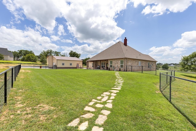 301 Aviara Ct, Poolville, TX 76487 - view of yard