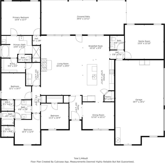 301 Aviara Ct, Poolville, TX 76487 - view of room layout