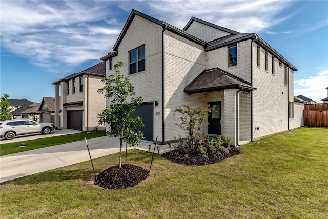 2208 Wexford Way, Forney, TX 75126 - view of home's exterior with an attached garage, brick siding, and concrete driveway
