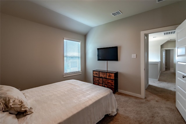 2208 Wexford Way, Forney, TX 75126 - bedroom featuring carpet flooring and vaulted ceiling