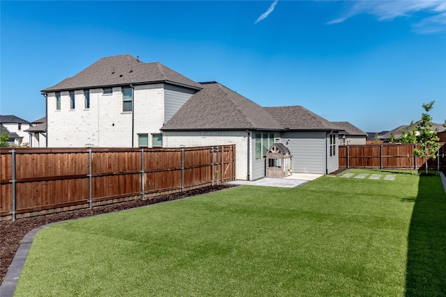 2208 Wexford Way, Forney, TX 75126 - fenced backyard featuring a patio and a residential view