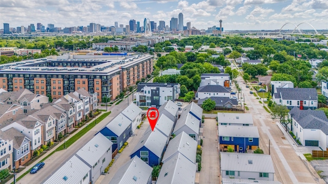 1022 Barsotti Ct, Dallas, TX 75212 - drone / aerial view of skyline