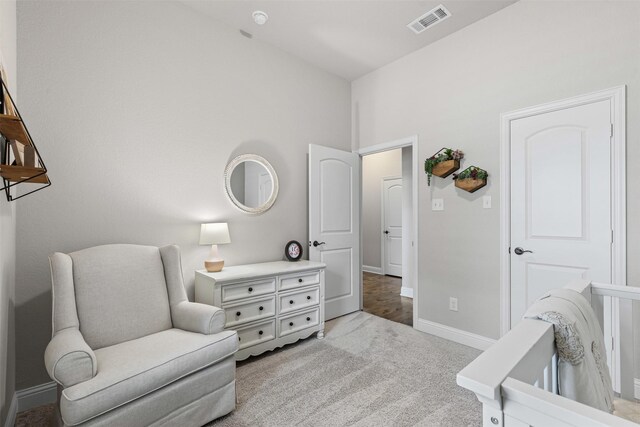 301 Prairie Oak Ct, Burleson, TX 76028 - living area with carpet and a high ceiling
