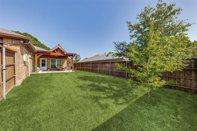 5012 Frontier Ln, Plano, TX 75023 - fenced backyard featuring a patio area
