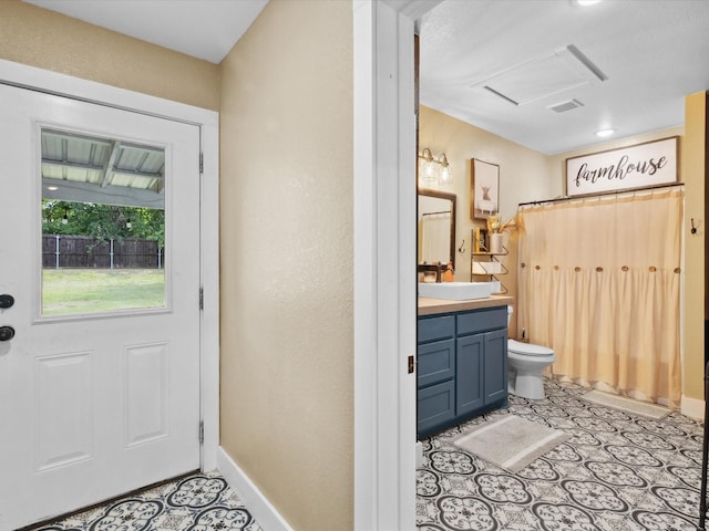 309 E 3rd St, Maypearl, TX 76064 - entryway with a sink and tile patterned floors