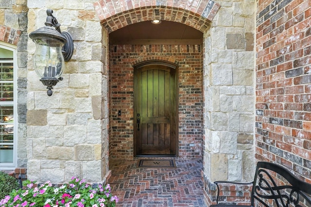 6617 Whittier Ln, Colleyville, TX 76034 - property entrance with brick siding and stone siding