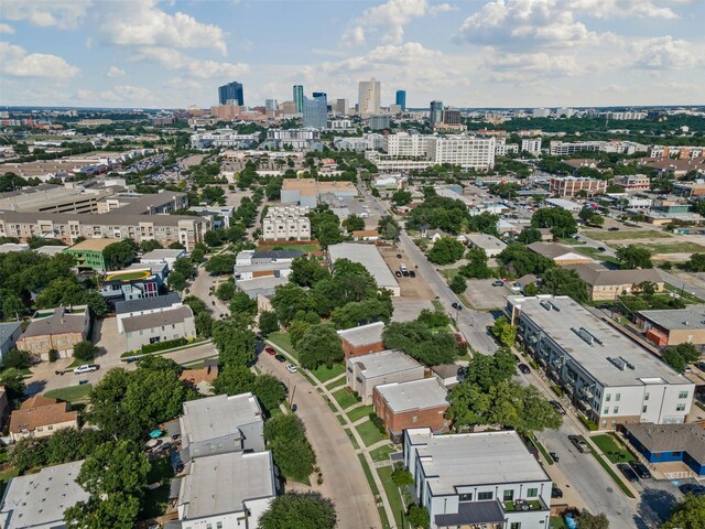 2905 Merrimac St, Fort Worth, TX 76107 - aerial view of property and surrounding area with nearby urban area