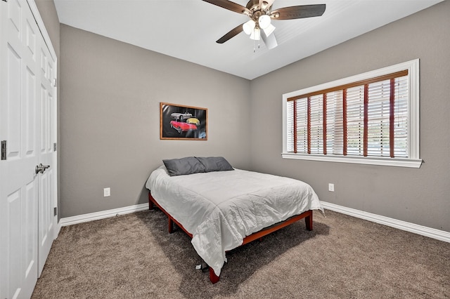187 Brandon Way, Pottsboro, TX 75076 - carpeted bedroom with a closet and ceiling fan