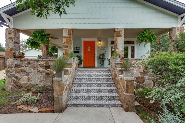2324 Lynnhaven Rd, Fort Worth, TX 76103 - property entrance with covered porch