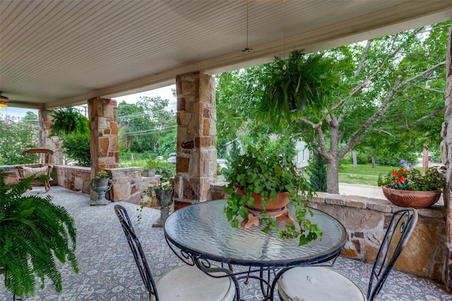 2324 Lynnhaven Rd, Fort Worth, TX 76103 - view of patio