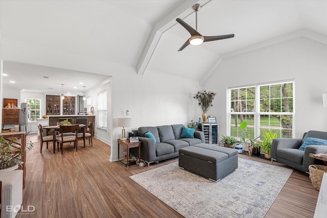 107 Preston Ave, Shreveport, LA 71105 - living area with healthy amount of natural light, wood finished floors, ceiling fan, and recessed lighting