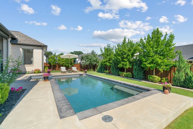 403 Trigger Trl, Argyle, TX 76226 - view of swimming pool with a patio and a fenced backyard