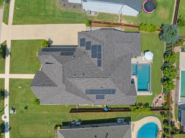 403 Trigger Trl, Argyle, TX 76226 - bird's eye view of a pool area