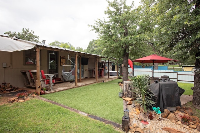10234 County Road 198, Breckenridge, TX 76424 - view of yard