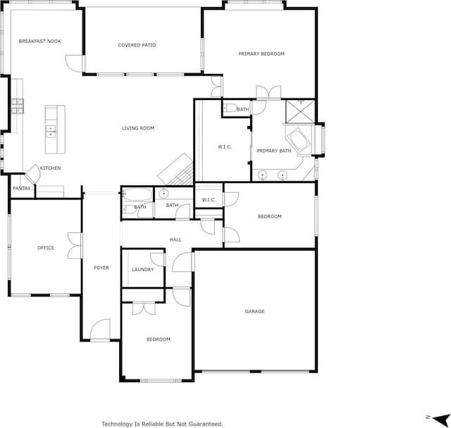 8120 Tyler Dr, Lantana, TX 76226 - view of room layout