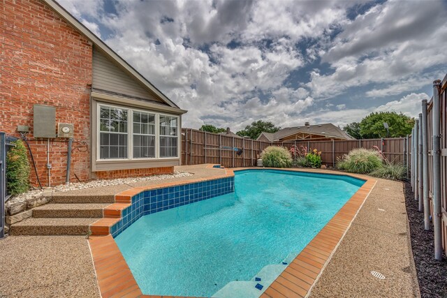 2102 Overview Ln, Garland, TX 75044 - view of pool with a fenced backyard