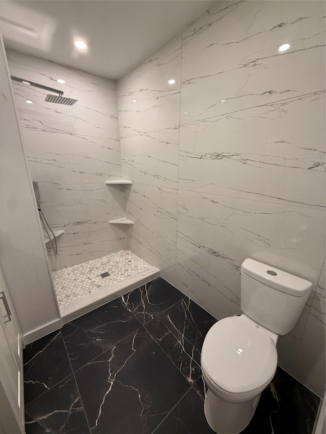 1019 E Waco Ave, Dallas, TX 75216 - bathroom with marble finish floors and a marble finish shower