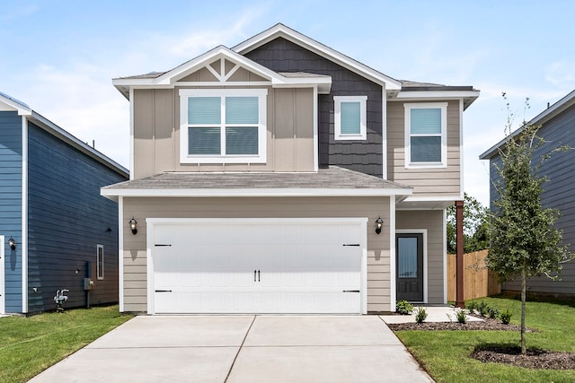 1402 Reiner Dr, Crandall, TX 75114 - view of front of home with driveway and an attached garage
