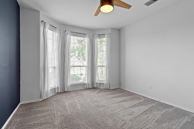 60 N Highland Dr, Sanger, TX 76266 - empty room with a ceiling fan and carpet floors