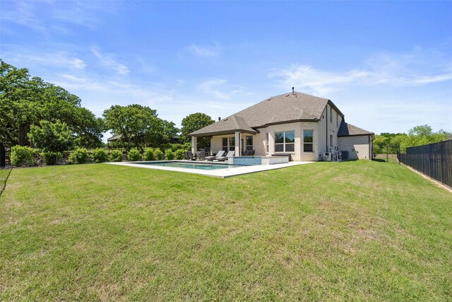 216 Shadow Creek Ln, Hickory Creek, TX 75065 - rear view of property featuring roof with shingles and a patio