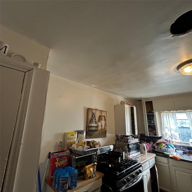 4028 Forbes St, Fort Worth, TX 76105 - kitchen with stainless steel range with gas stovetop