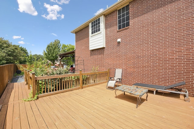 433 Willow Bend Dr, Murphy, TX 75094 - view of wooden deck